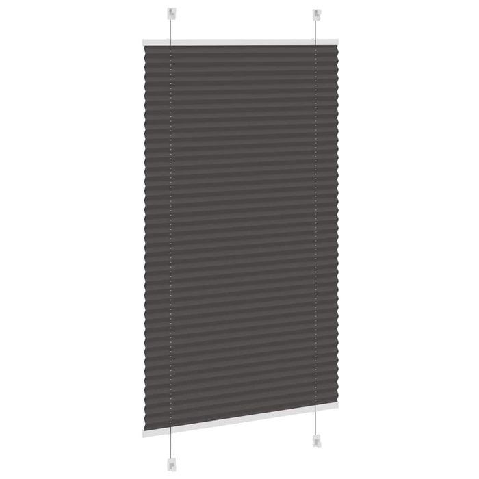 Jaluzea plisată negru 80x150 cm Lățime țesătură 79,4cm poliester WALTI