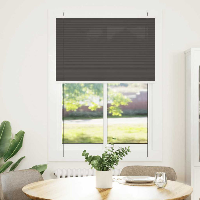 Jaluzea plisată negru 85x150 cm Lățime țesătură 84,4cm poliester WALTI