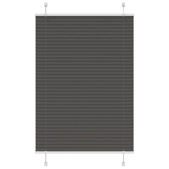 Jaluzea plisată negru 90x150 cm Lățime țesătură 89,4cm poliester WALTI