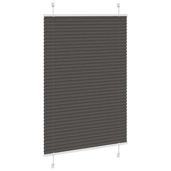 Jaluzea plisată negru 90x150 cm Lățime țesătură 89,4cm poliester WALTI