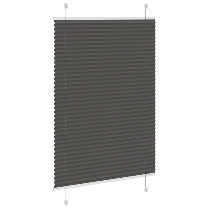 Jaluzea plisată negru 90x150 cm Lățime țesătură 89,4cm poliester WALTI