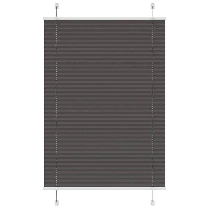 Jaluzea plisată negru 95x150 cm Lățime țesătură 94,4cm poliester WALTI