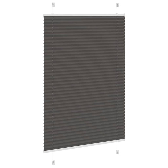 Jaluzea plisată negru 95x150 cm Lățime țesătură 94,4cm poliester WALTI
