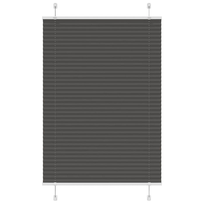 Jaluzea plisată negru 100x150cm Lățime țesătură 99,4cm poliester WALTI