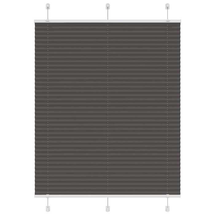 Jaluzea plisată negru 105x150 cm Lățime țesătură 104,4 cm WALTI