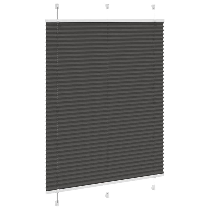 Jaluzea plisată negru 105x150 cm Lățime țesătură 104,4 cm WALTI