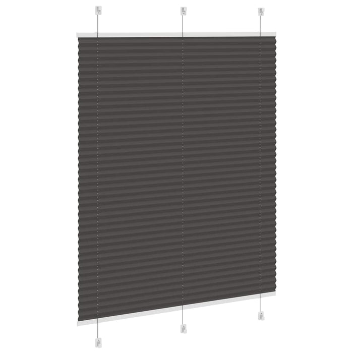Jaluzea plisată negru 105x150 cm Lățime țesătură 104,4 cm WALTI