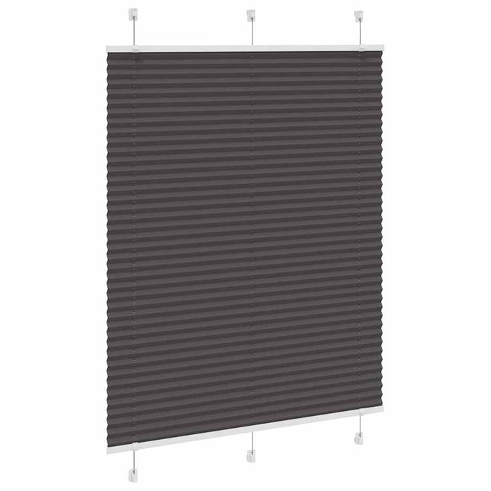 Jaluzea plisată negru 110x150 cm Lățime țesătură 109,4 cm WALTI