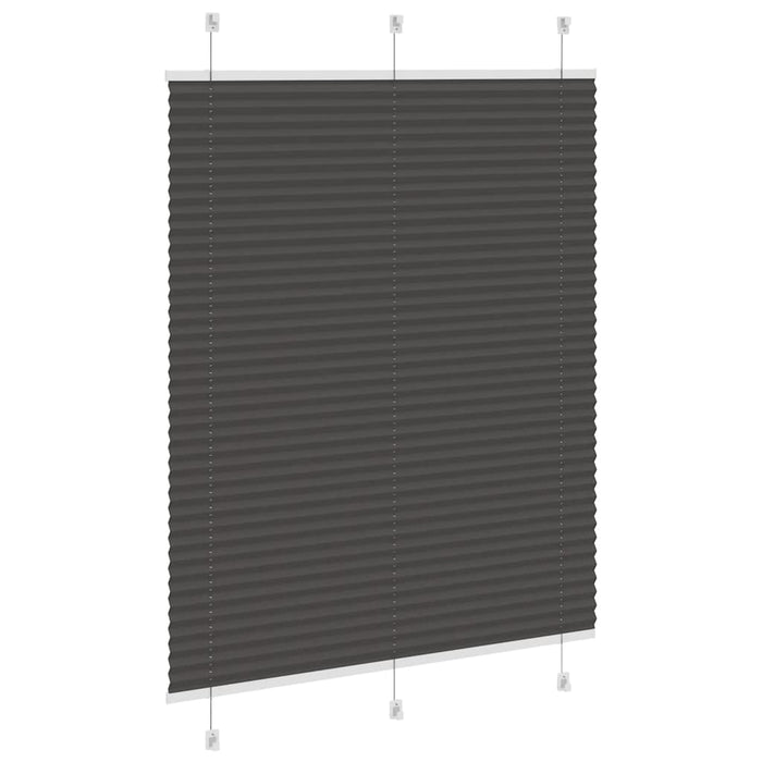 Jaluzea plisată negru 110x150 cm Lățime țesătură 109,4 cm WALTI