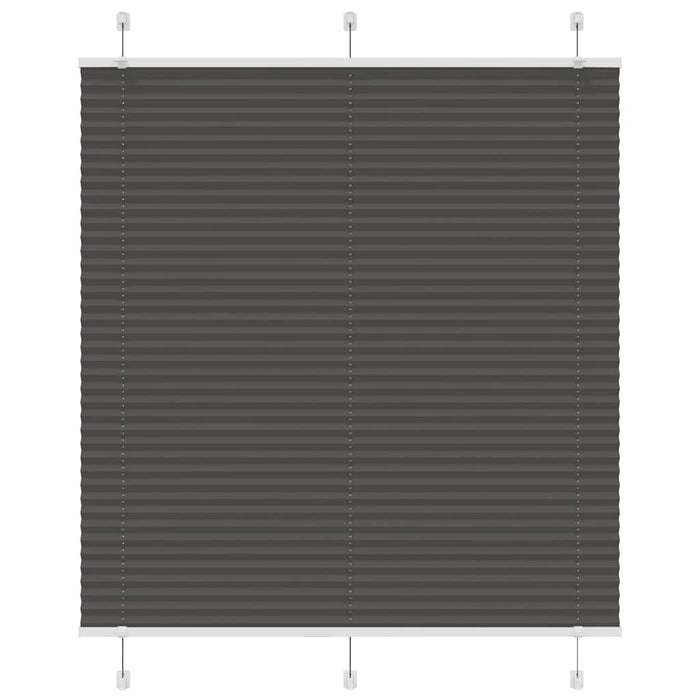 Jaluzea plisată negru 115x150 cm Lățime țesătură 114,4 cm WALTI