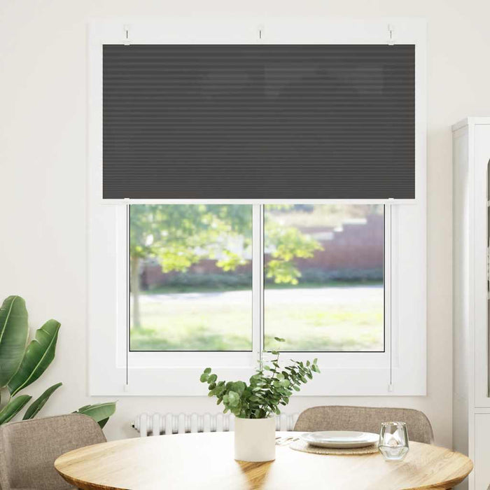 Jaluzea plisată negru 115x150 cm Lățime țesătură 114,4 cm WALTI