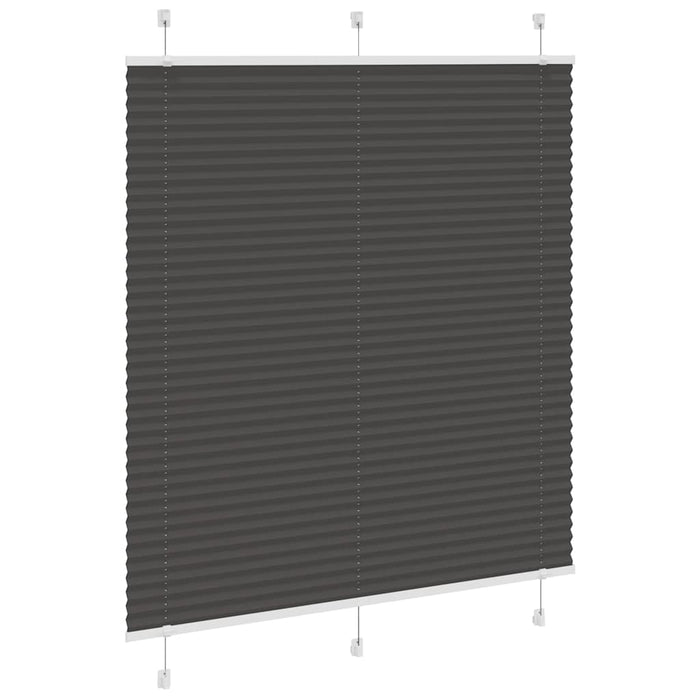 Jaluzea plisată negru 115x150 cm Lățime țesătură 114,4 cm WALTI
