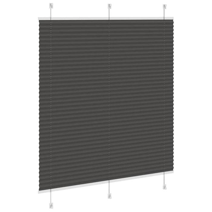 Jaluzea plisată negru 115x150 cm Lățime țesătură 114,4 cm WALTI
