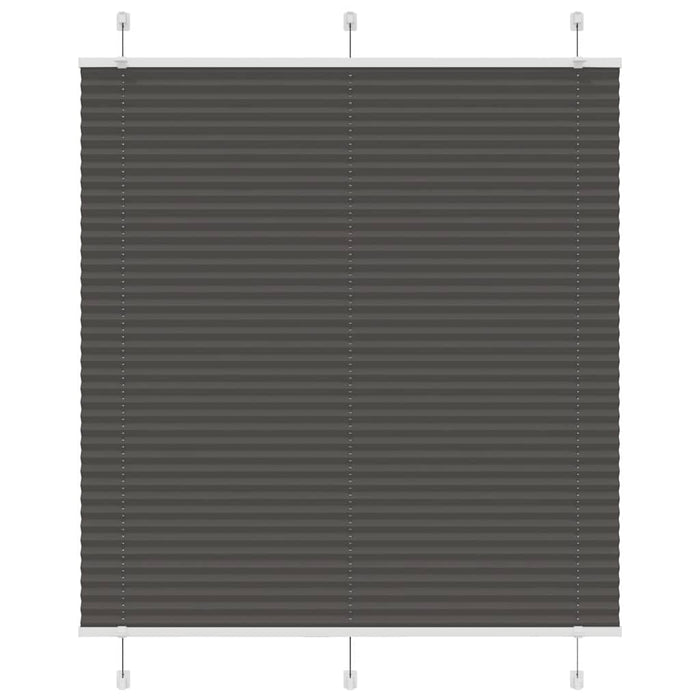 Jaluzea plisată negru 120x150 cm Lățime țesătură 119,4 cm WALTI