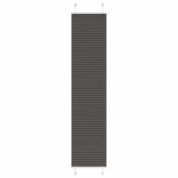 Jaluzea plisată negru 40x200 cm Lățime țesătură 39,4cm poliester - WALTI WALTI