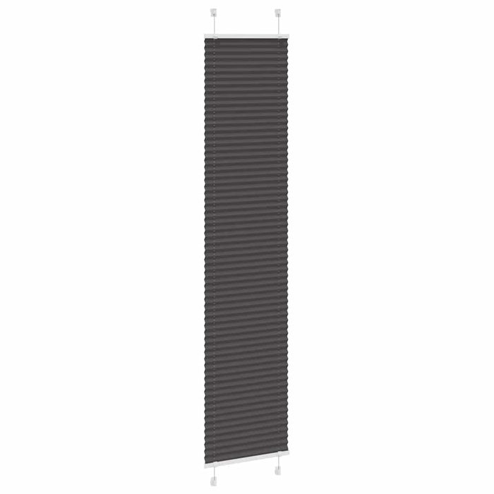 Jaluzea plisată negru 40x200 cm Lățime țesătură 39,4cm poliester - WALTI WALTI