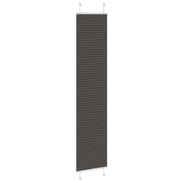 Jaluzea plisată negru 40x200 cm Lățime țesătură 39,4cm poliester - WALTI WALTI