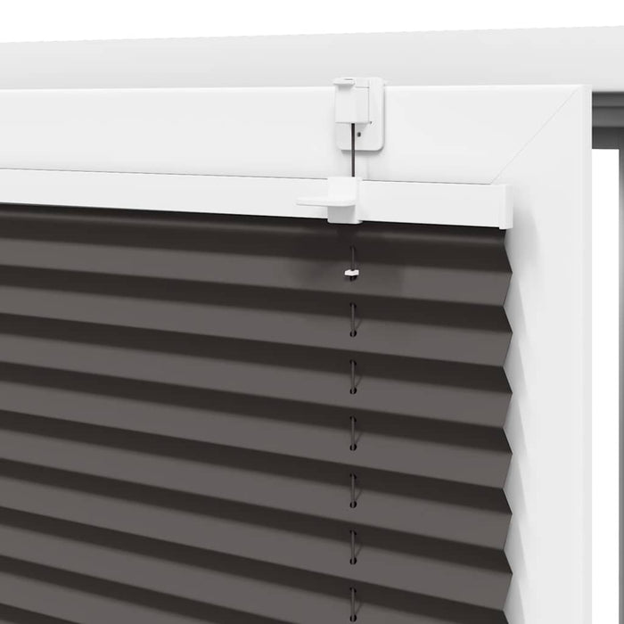 Jaluzea plisată negru 45x200 cm Lățime țesătură 44,4cm poliester - WALTI WALTI