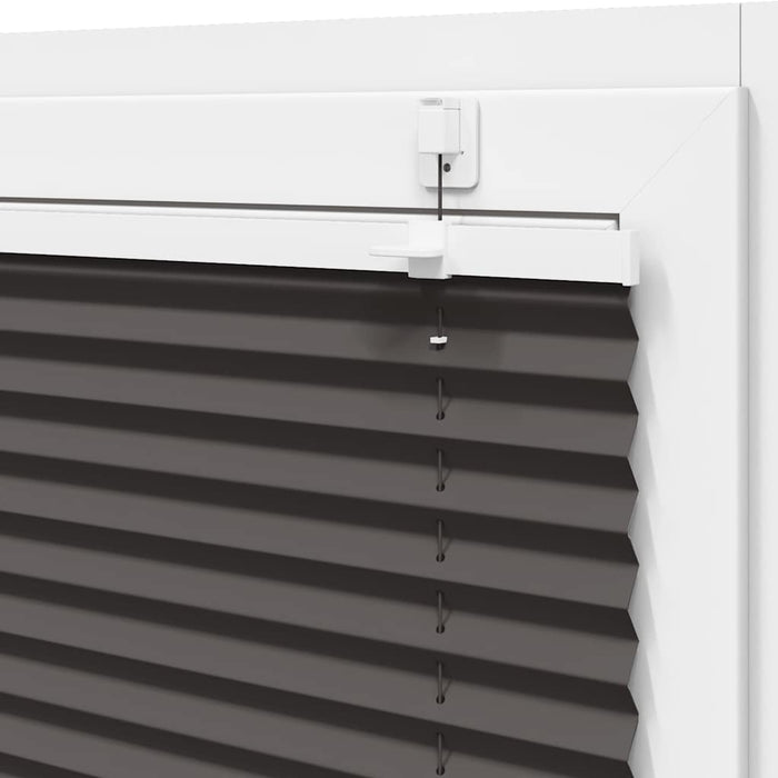 Jaluză plisată negru 60x200 cm Lățime țesătură 59,4cm poliester - WALTI WALTI