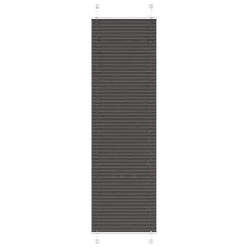 Jaluzea plisată negru 65x200 cm Lățime țesătură 64,4cm poliester - WALTI WALTI