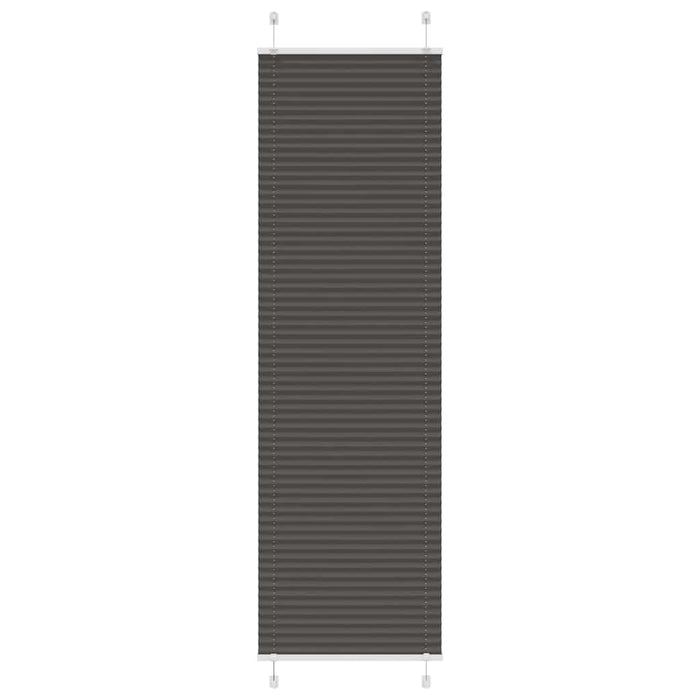 Jaluzea plisată negru 65x200 cm Lățime țesătură 64,4cm poliester - WALTI WALTI