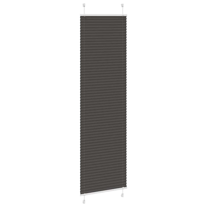 Jaluzea plisată negru 65x200 cm Lățime țesătură 64,4cm poliester - WALTI WALTI