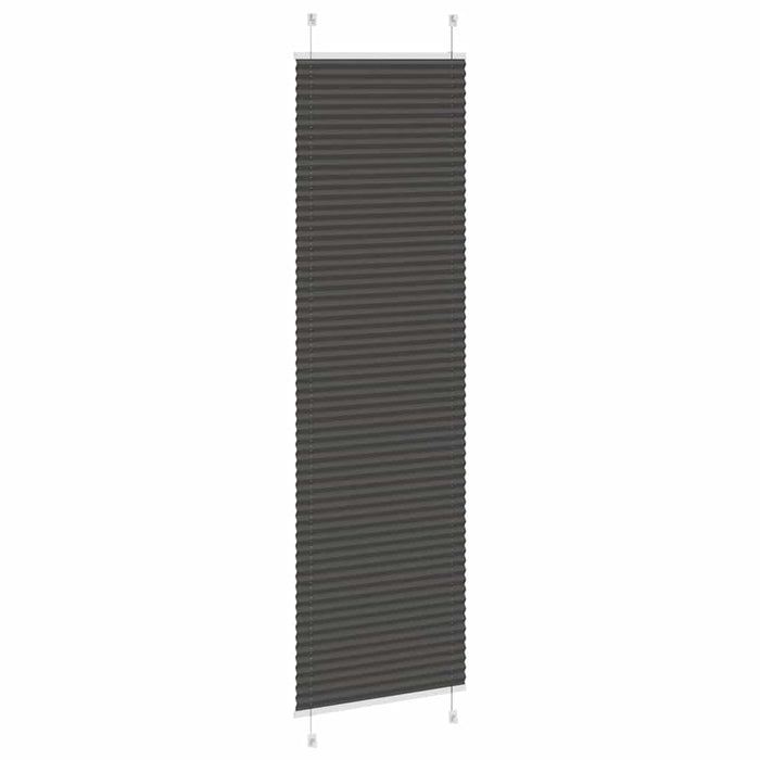 Jaluzea plisată negru 65x200 cm Lățime țesătură 64,4cm poliester - WALTI WALTI