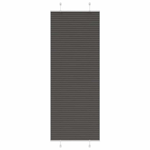 Jaluză plisată negru 70x200 cm Lățime țesătură 69,4cm poliester - WALTI WALTI