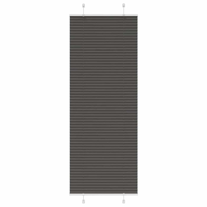 Jaluză plisată negru 70x200 cm Lățime țesătură 69,4cm poliester - WALTI WALTI