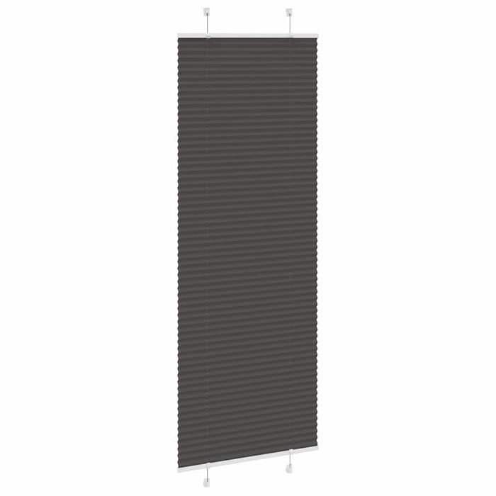 Jaluză plisată negru 70x200 cm Lățime țesătură 69,4cm poliester - WALTI WALTI