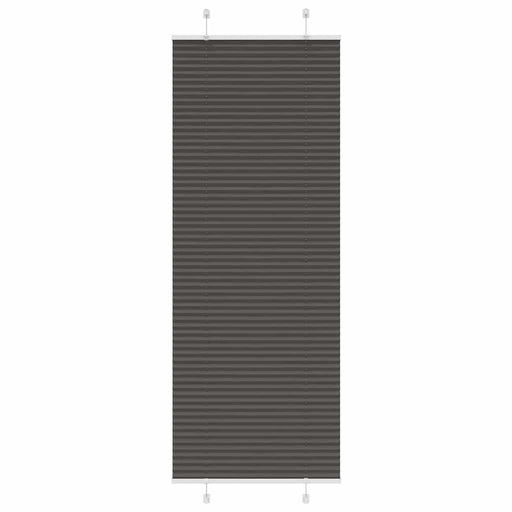 Jaluză plisată negru 75x200 cm Lățime țesătură 74,4cm poliester - WALTI WALTI