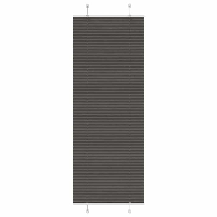 Jaluză plisată negru 75x200 cm Lățime țesătură 74,4cm poliester - WALTI WALTI