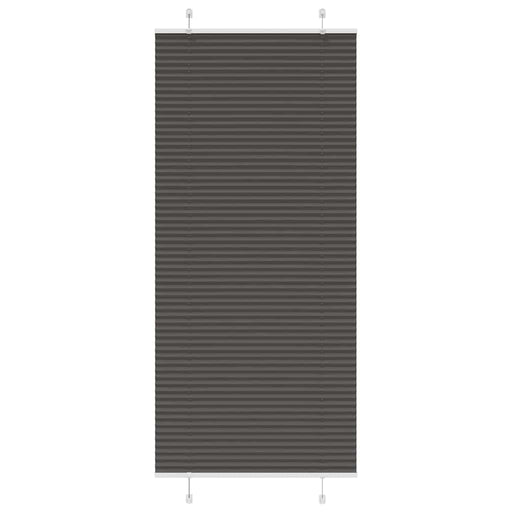 Jaluzea plisată negru 85x200 cm Lățime țesătură 84,4cm poliester - WALTI WALTI