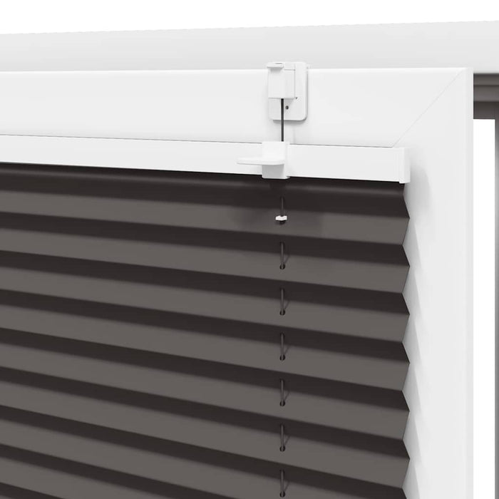 Jaluzea plisată negru 85x200 cm Lățime țesătură 84,4cm poliester - WALTI WALTI