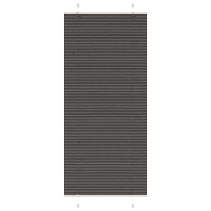 Jaluzea plisată negru 90x200 cm Lățime țesătură 89,4cm poliester WALTI