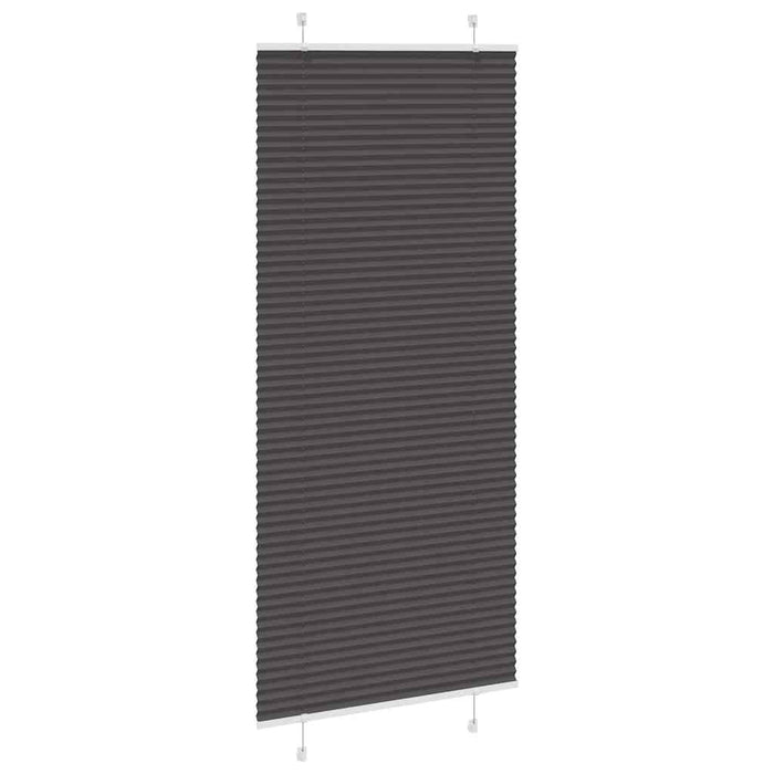 Jaluzea plisată negru 90x200 cm Lățime țesătură 89,4cm poliester WALTI
