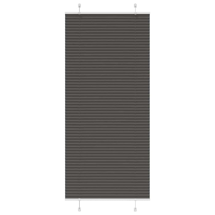 Jaluzea plisată negru 95x200 cm Lățime țesătură 94,4cm poliester - WALTI WALTI