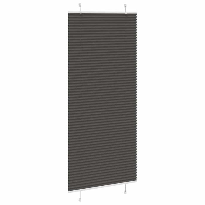 Jaluzea plisată negru 95x200 cm Lățime țesătură 94,4cm poliester - WALTI WALTI