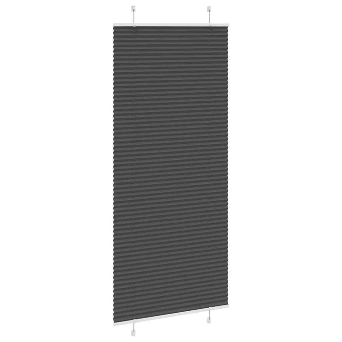 Jaluzea plisată negru 95x200 cm Lățime țesătură 94,4cm poliester - WALTI WALTI