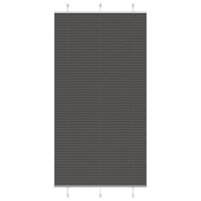Jaluzea plisată negru 105x200 cm Lățime țesătură 104,4 cm WALTI