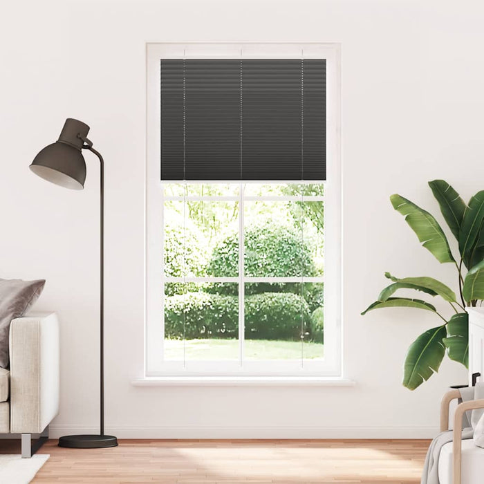 Jaluzea plisată negru 105x200 cm Lățime țesătură 104,4 cm WALTI