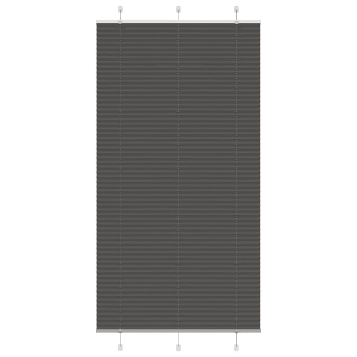 Jaluzea plisată negru 110x200 cm Lățime țesătură 109,4 cm - WALTI WALTI
