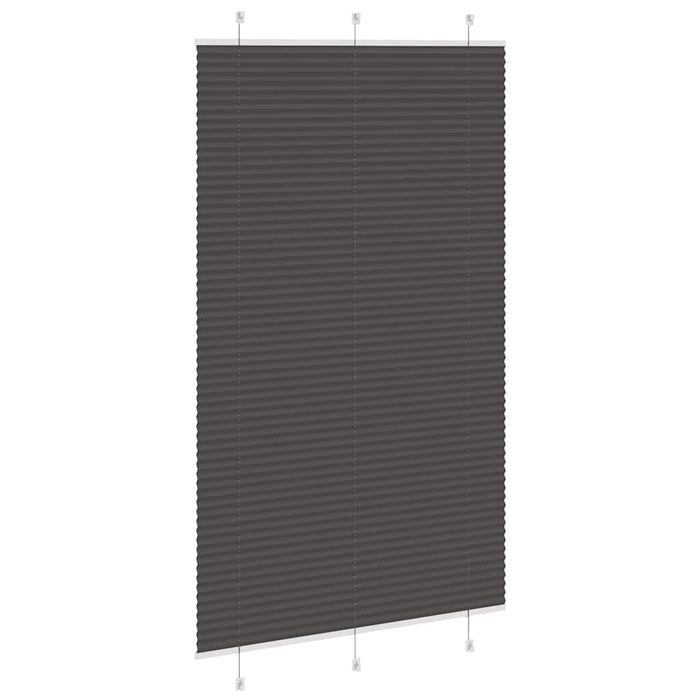 Jaluzea plisată negru 115x200 cm Lățime țesătură 114,4 cm WALTI