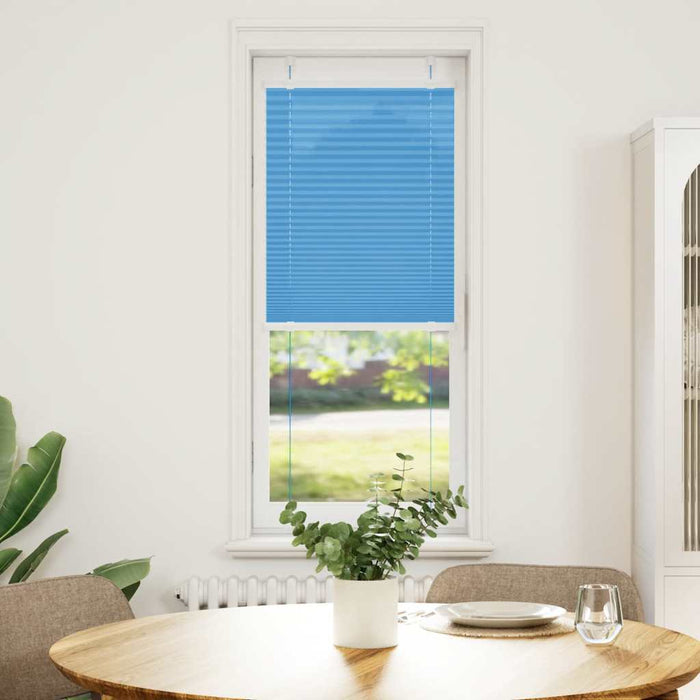 Jaluzea plisată albastru 40x100 cm Lățime țesătură 39,4 cm WALTI