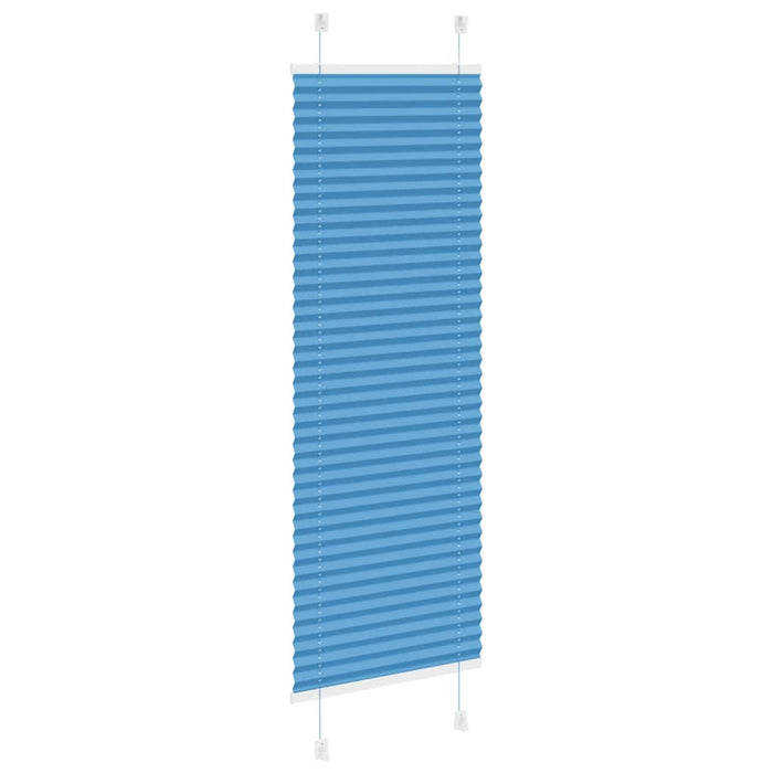 Jaluzea plisată Albastru 40x150 cm Lățime țesătură 39,4 cm WALTI
