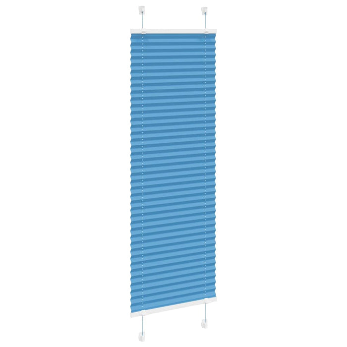 Jaluzea plisată Albastru 45x150 cm Lățime țesătură 44,4 cm WALTI