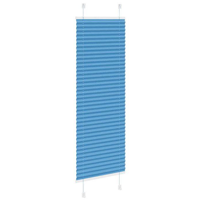 Jaluzea plisată Albastru 45x150 cm Lățime țesătură 44,4 cm WALTI