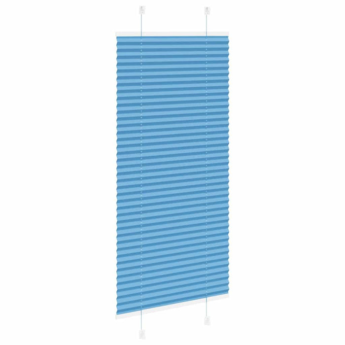 Jaluzea plisată Albastru 65x150 cm Lățime țesătură 64,4 cm WALTI