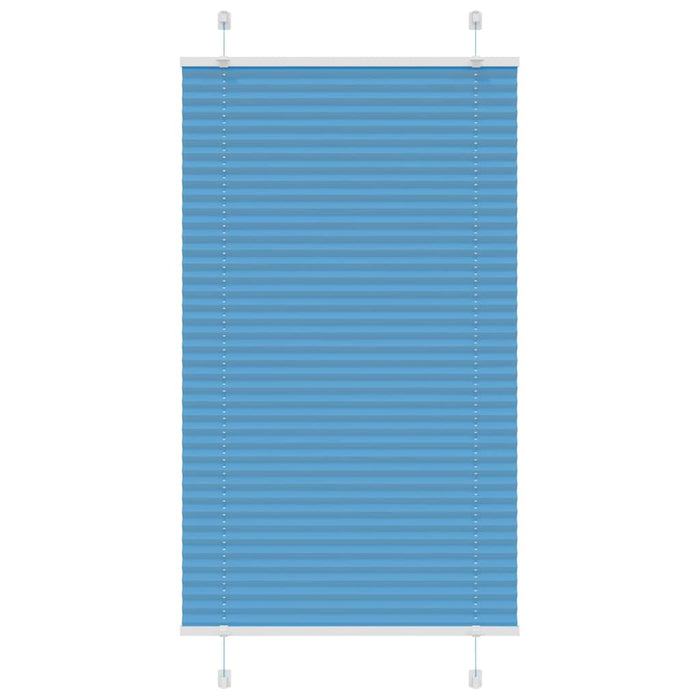 Jaluzea plisată Albastru 70x150 cm Lățime țesătură 69,4 cm WALTI