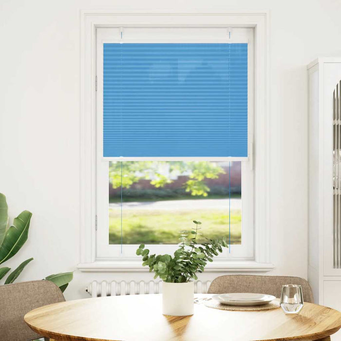 Jaluzea plisată Albastru 80x150 cm Lățime țesătură 79,4 cm WALTI